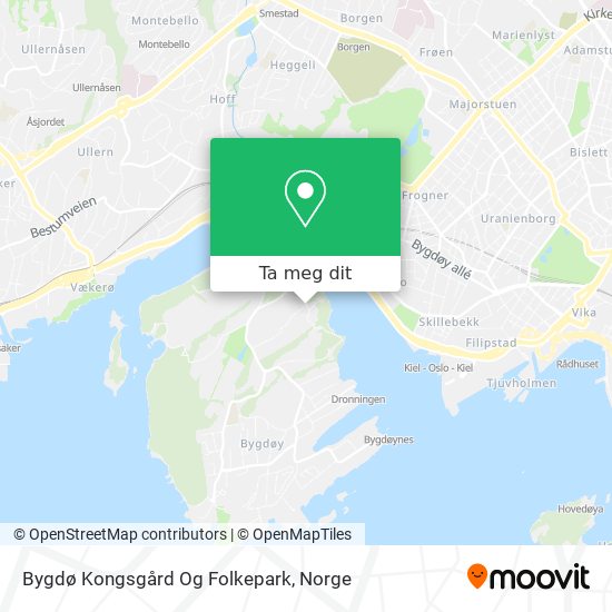 Bygdø Kongsgård Og Folkepark kart