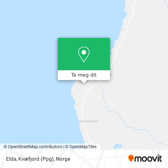 Elda, Kvæfjord (Ppg) kart