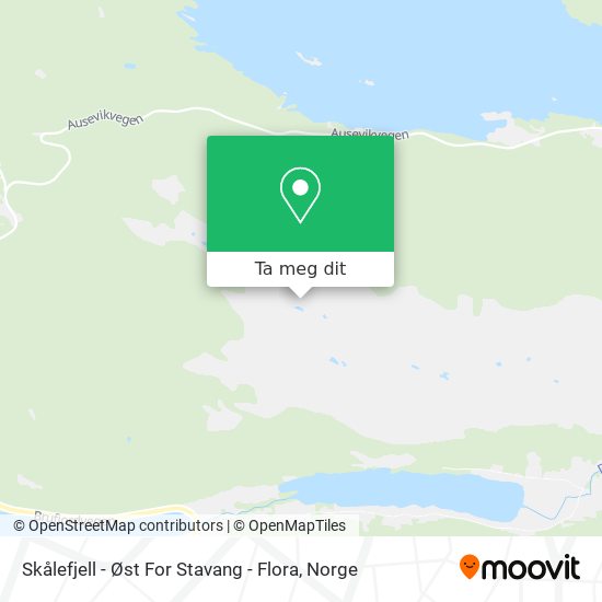 Skålefjell - Øst For Stavang - Flora kart