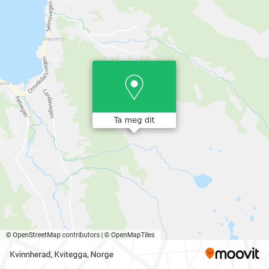 Kvinnherad, Kvitegga kart