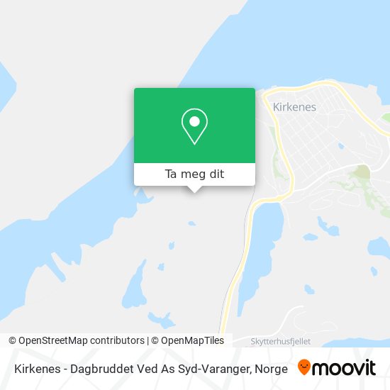 Kirkenes - Dagbruddet Ved As Syd-Varanger kart