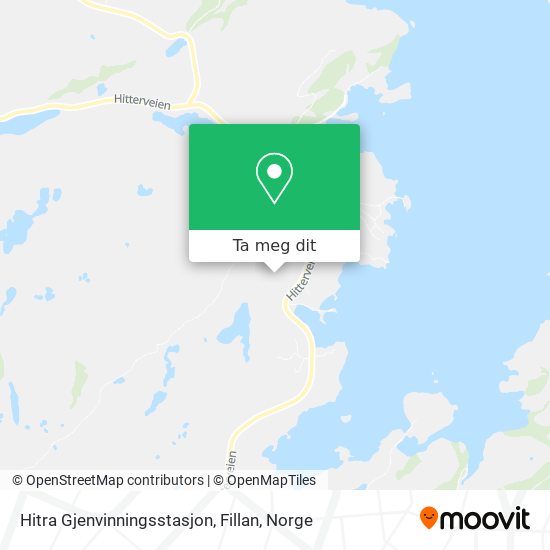 Hitra Gjenvinningsstasjon, Fillan kart