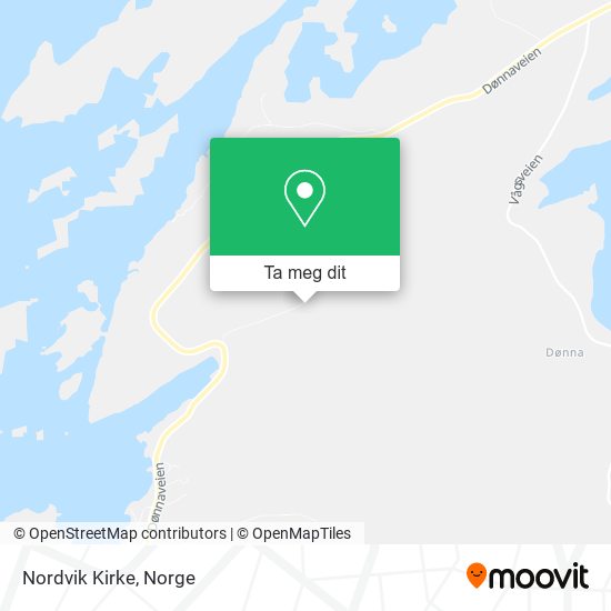 Nordvik Kirke kart