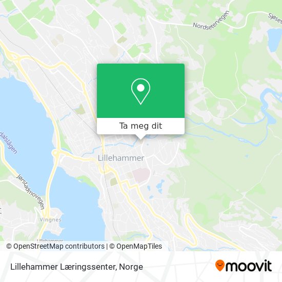 Lillehammer Læringssenter kart