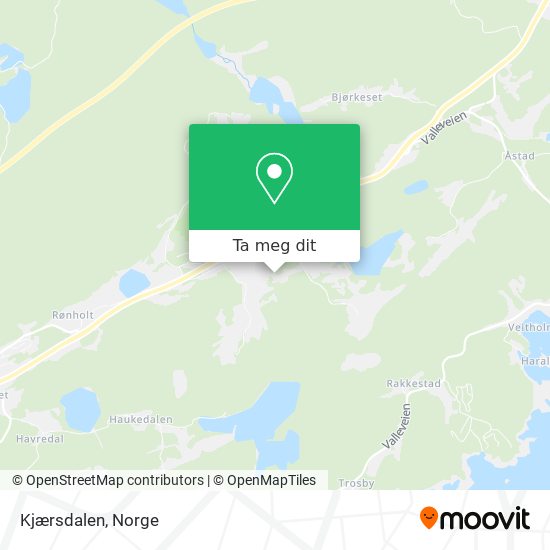 Kjærsdalen kart