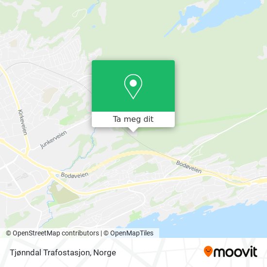 Tjønndal Trafostasjon kart