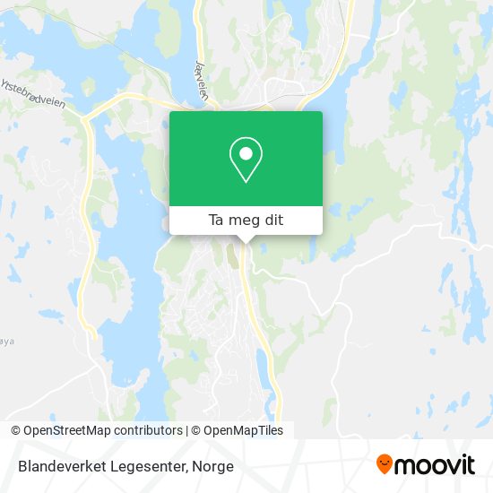 Blandeverket Legesenter kart