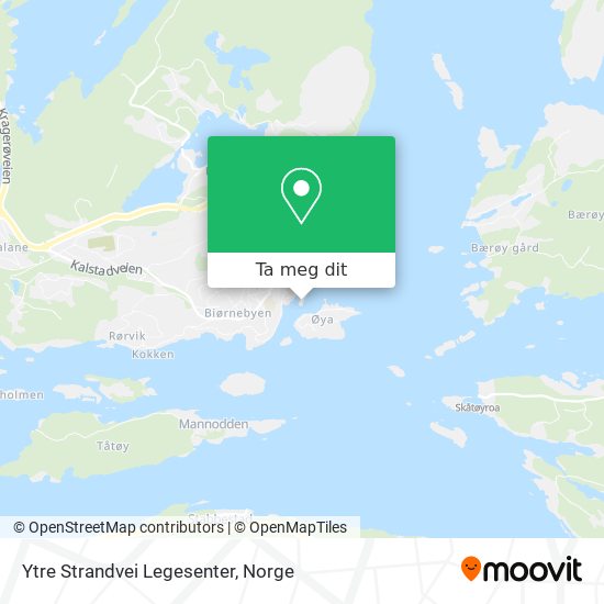Ytre Strandvei Legesenter kart