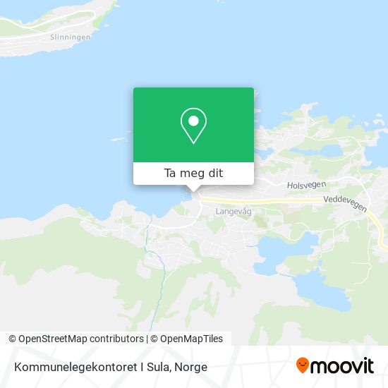 Kommunelegekontoret I Sula kart