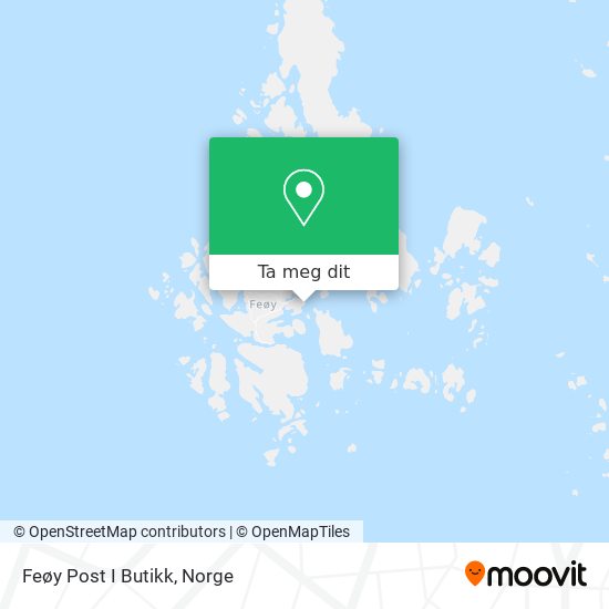 Feøy Post I Butikk kart