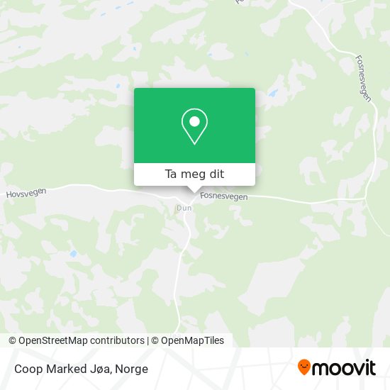Coop Marked Jøa kart