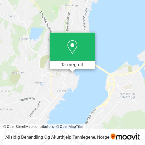 Allsidig Behandling Og Akutthjelp Tannlegene kart