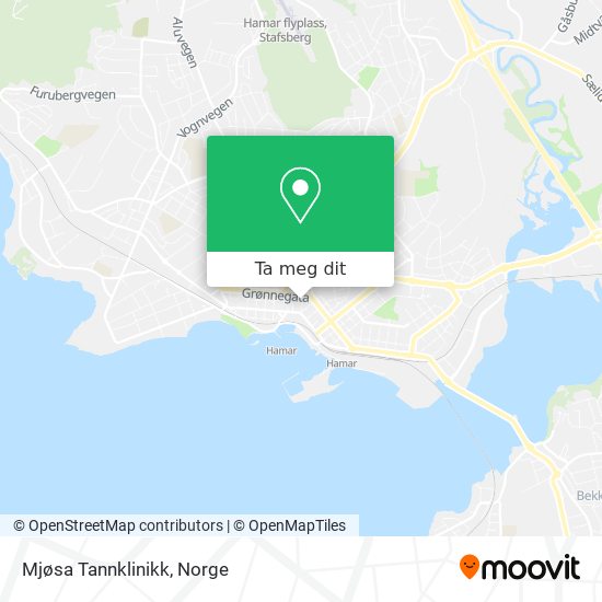 Mjøsa Tannklinikk kart