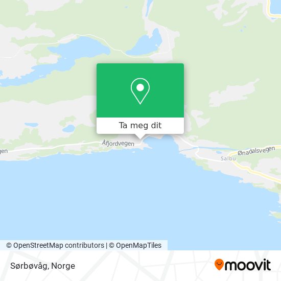 Sørbøvåg kart