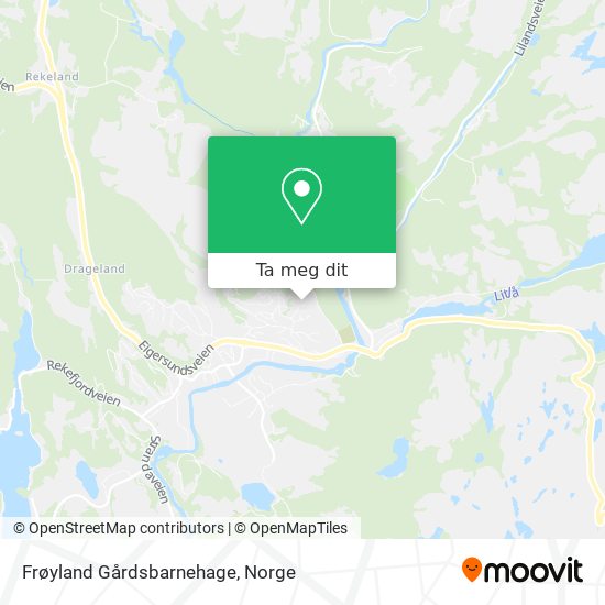 Frøyland Gårdsbarnehage kart