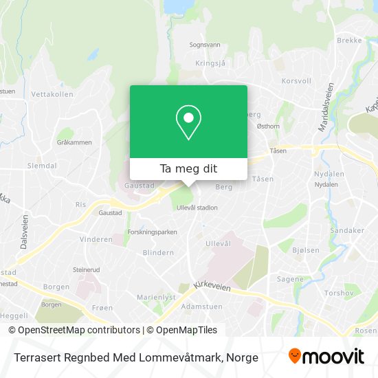 Terrasert Regnbed Med Lommevåtmark kart