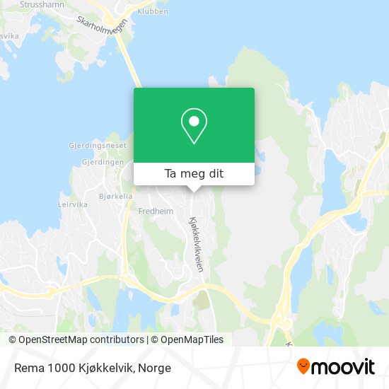 Rema 1000 Kjøkkelvik kart