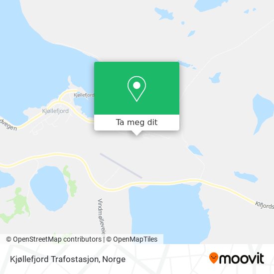 Kjøllefjord Trafostasjon kart