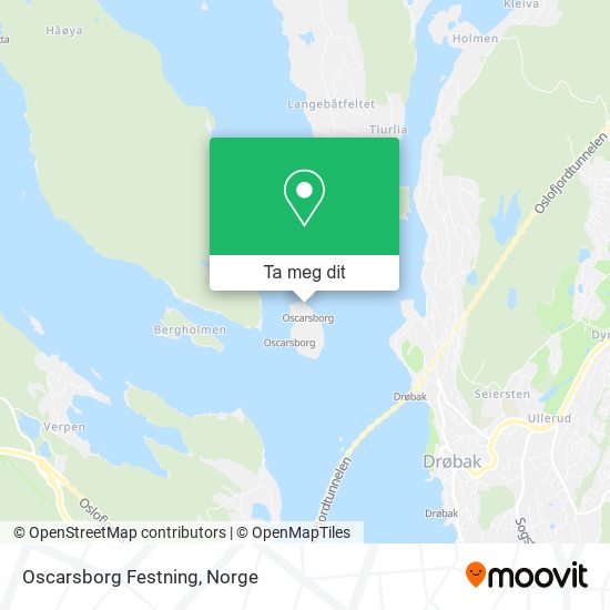 Oscarsborg Festning kart