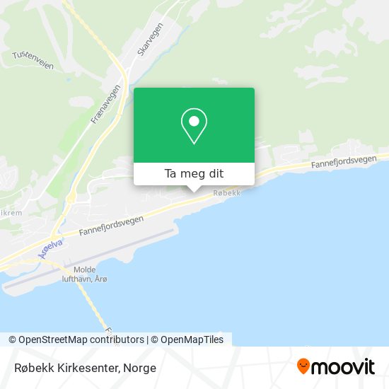 Røbekk Kirkesenter kart