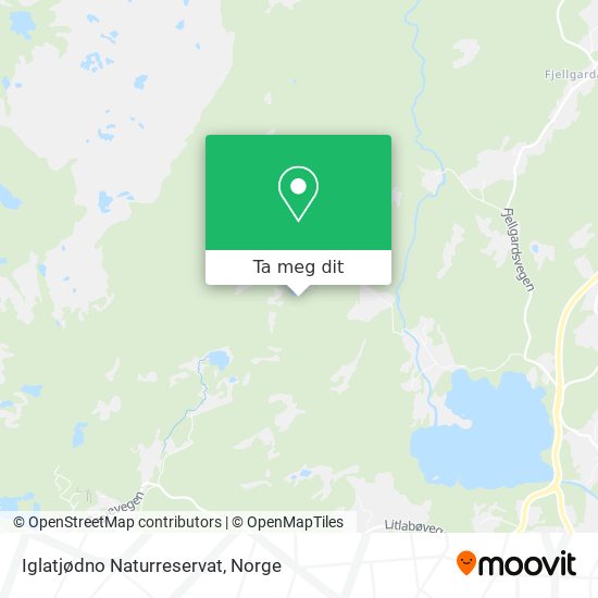 Iglatjødno Naturreservat kart