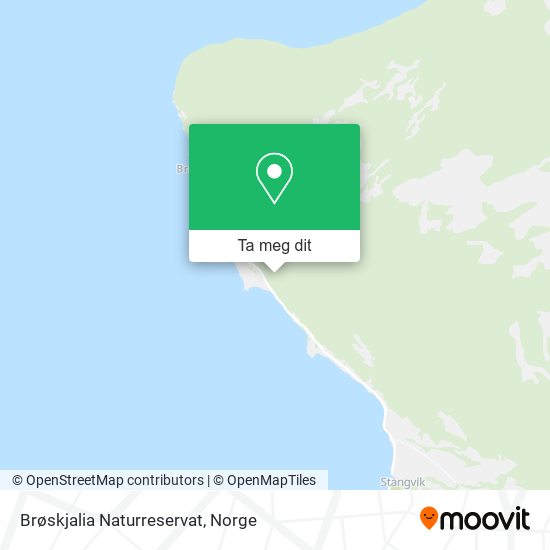 Brøskjalia Naturreservat kart