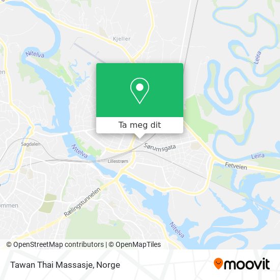 Tawan Thai Massasje kart