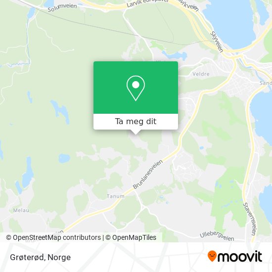 Grøterød kart