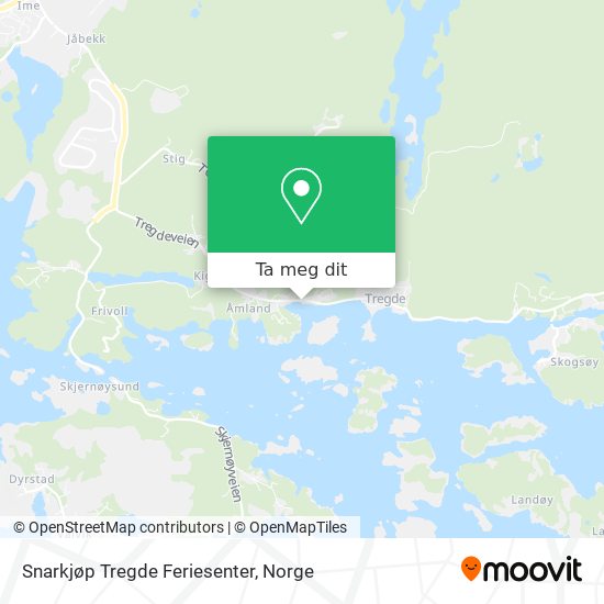 Snarkjøp Tregde Feriesenter kart