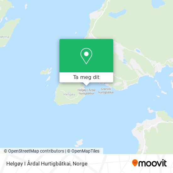 Helgøy I Årdal Hurtigbåtkai kart