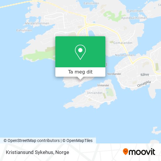 Kristiansund Sykehus kart