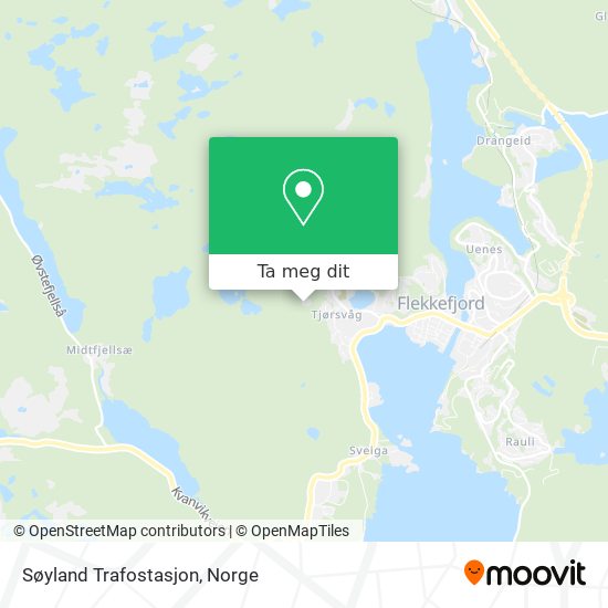 Søyland Trafostasjon kart