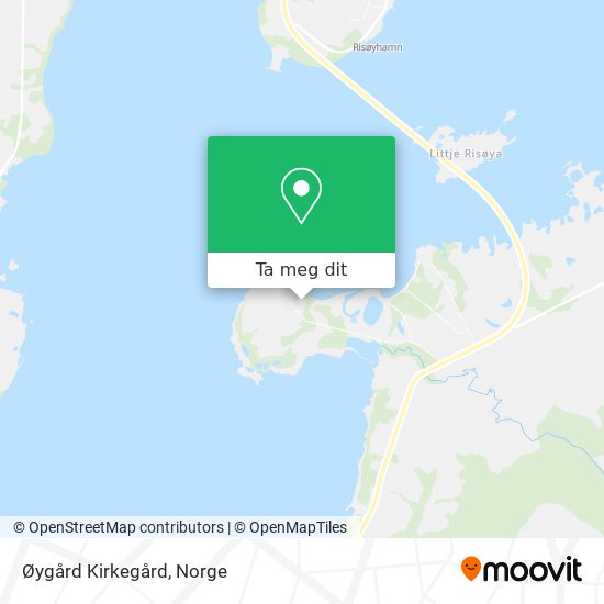 Øygård Kirkegård kart