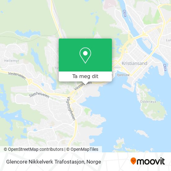 Glencore Nikkelverk Trafostasjon kart