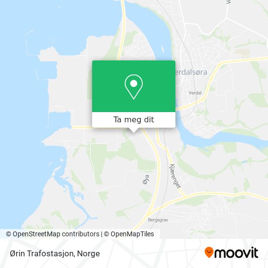 Ørin Trafostasjon kart