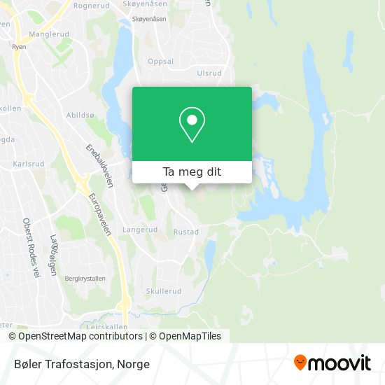 Bøler Trafostasjon kart