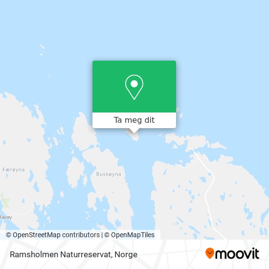 Ramsholmen Naturreservat kart