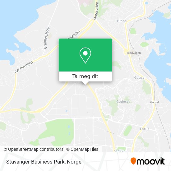 Stavanger Business Park kart