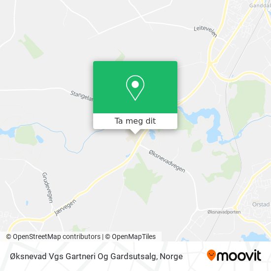 Øksnevad Vgs Gartneri Og Gardsutsalg kart