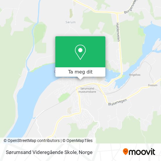 Sørumsand Videregående Skole kart