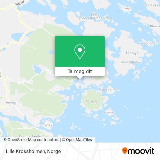 Lille Krossholmen kart