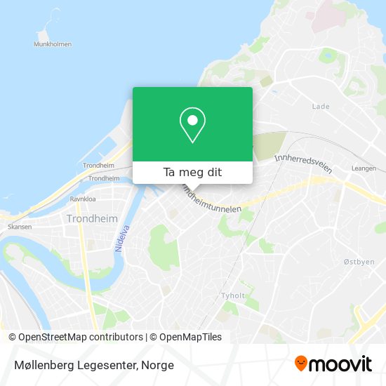 Møllenberg Legesenter kart