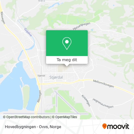 Hovedbygningen - Ovvs kart