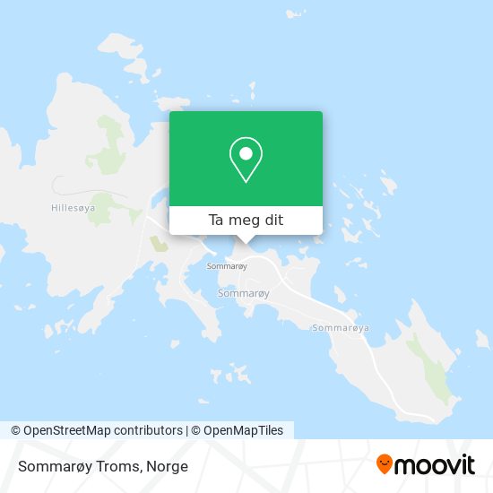 Sommarøy Troms kart
