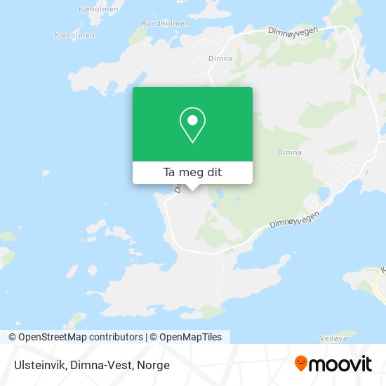 Ulsteinvik, Dimna-Vest kart