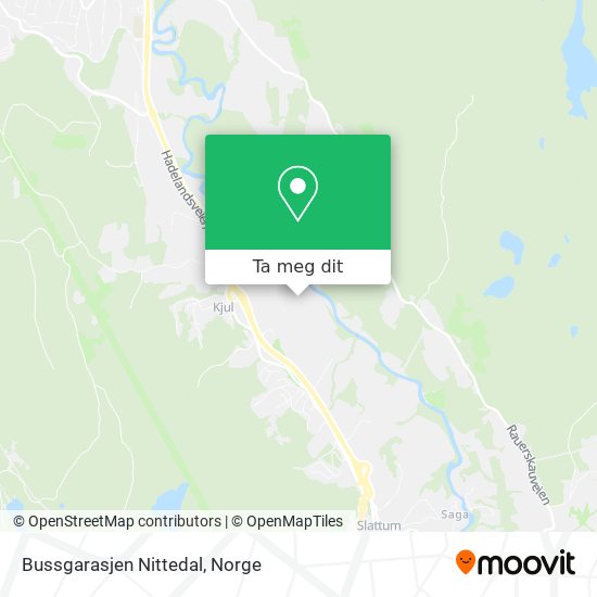 Bussgarasjen Nittedal kart