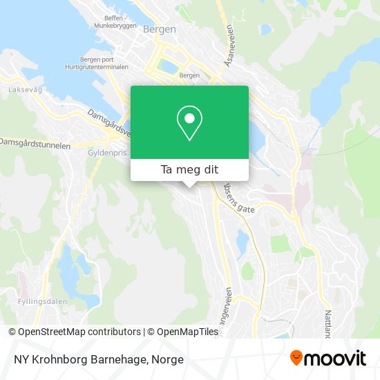 NY Krohnborg Barnehage kart