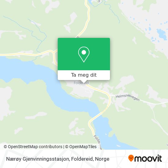 Nærøy Gjenvinningsstasjon, Foldereid kart