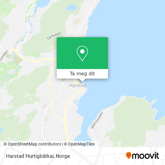 Harstad Hurtigbåtkai kart