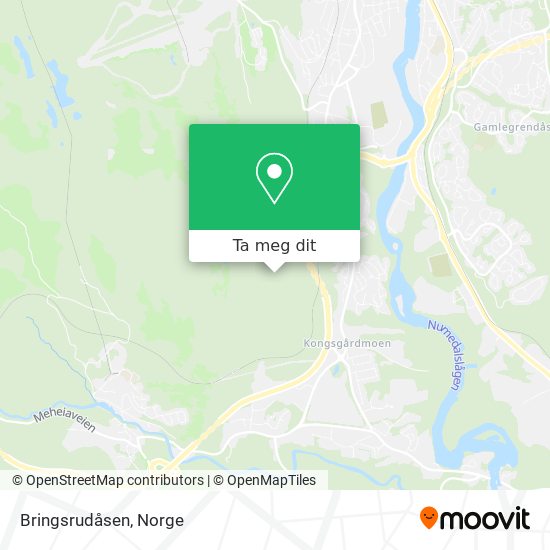 Bringsrudåsen kart